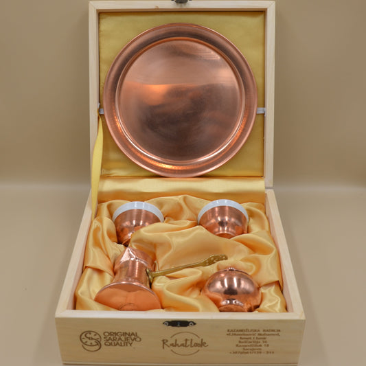 Coffee Set Copper Plane - 2 Cups