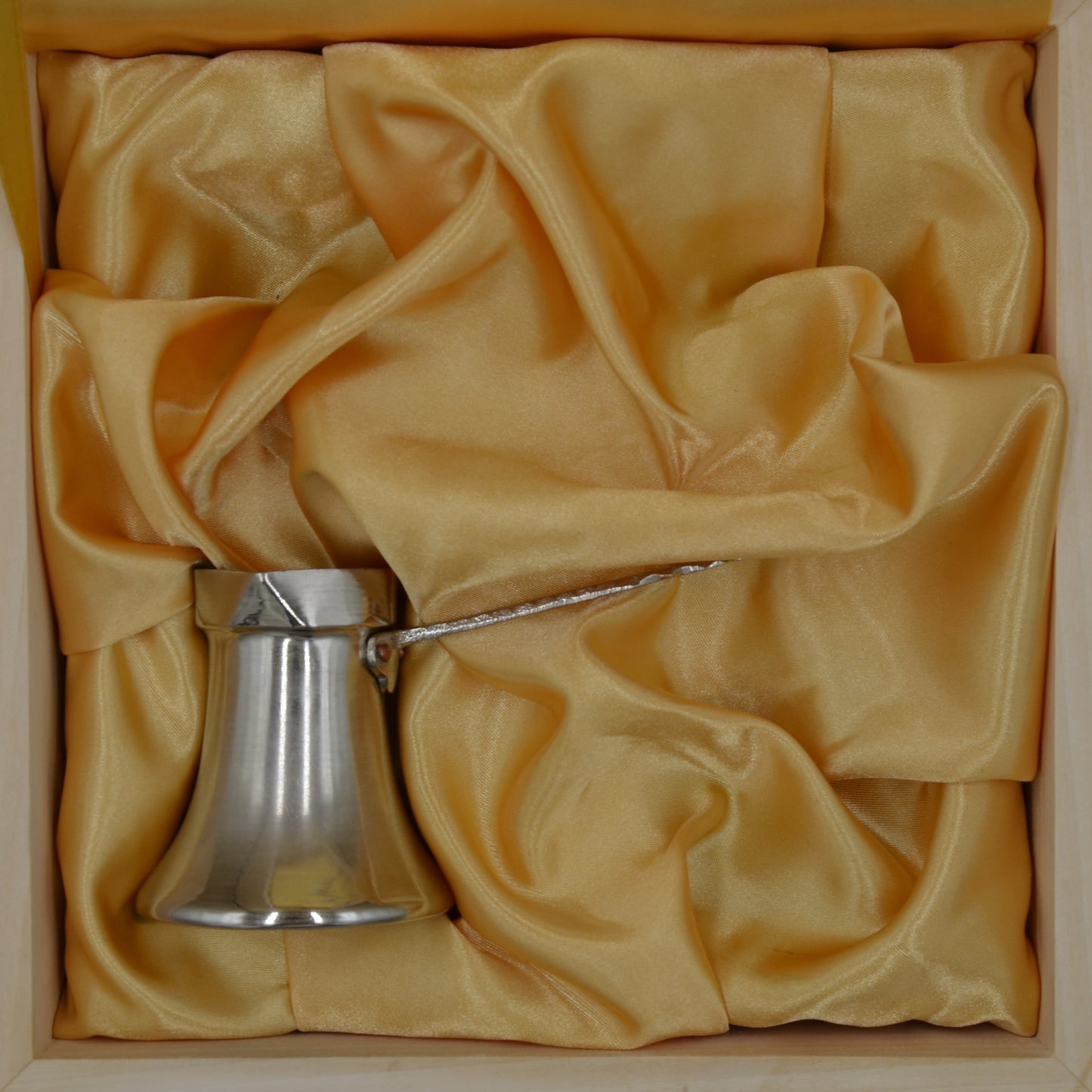 Kaffeekanne Silber glatt klein - 100 ml