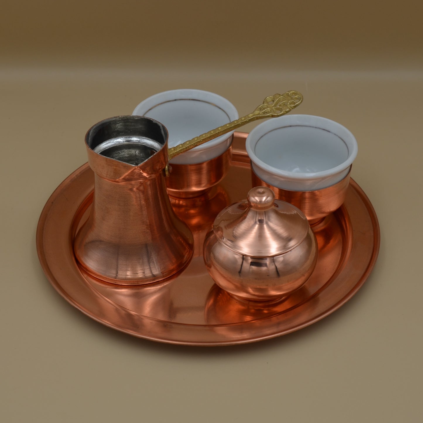Set Bakar glatki - 2 Fildžana