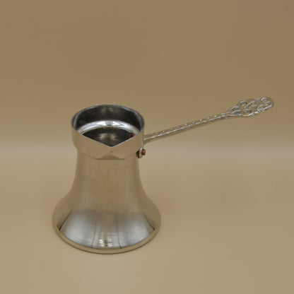 Kaffeekanne Silber glatt klein - 100 ml