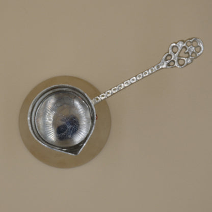 Kaffeekanne Silber glatt klein - 100 ml