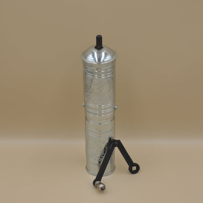 Kaffeemühle Ornament - silber