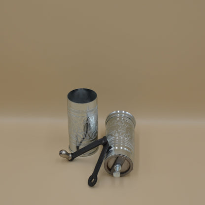Kaffeemühle Ornament - silber
