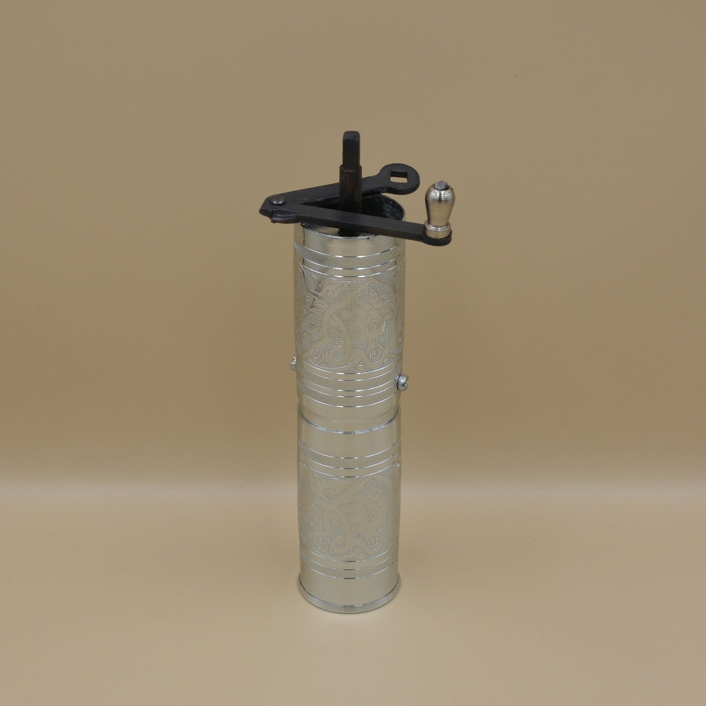 Kaffeemühle Ornament - silber