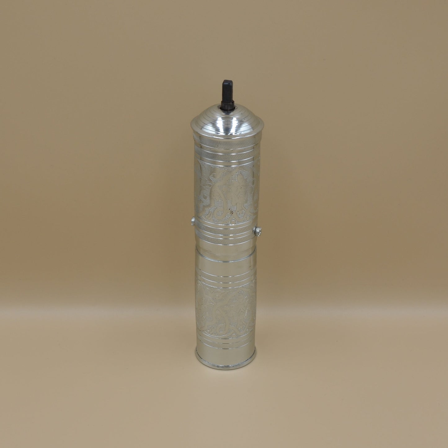Kaffeemühle Ornament - silber