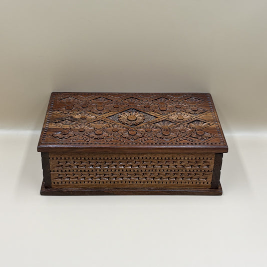 Handmade Walnut Wood Box Small
