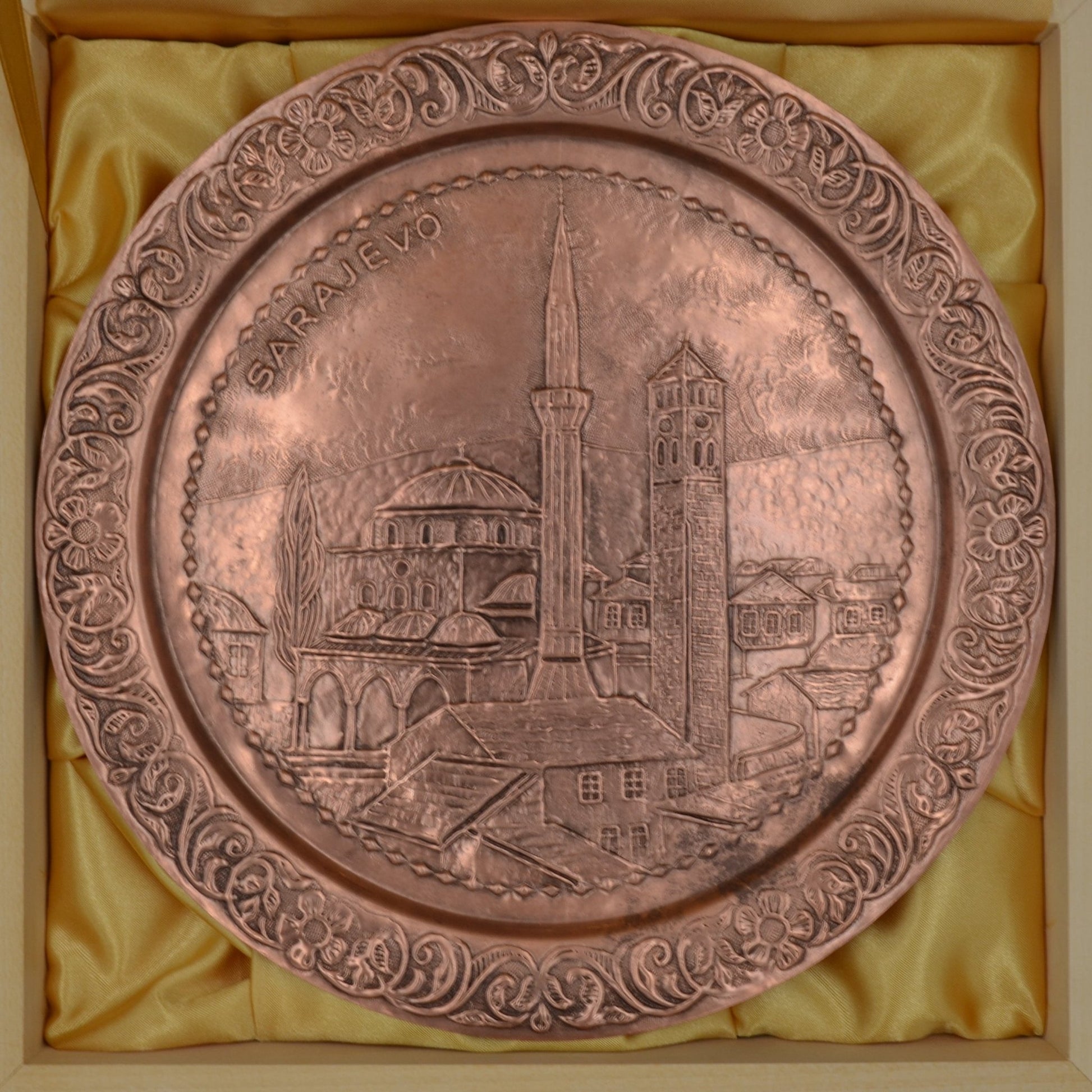 Coffee Set Copper Beg Mosque - 4 Cups - Rahatlook®